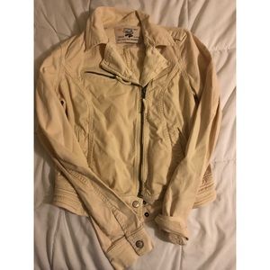 Zara Denim Moto Jacket (M)